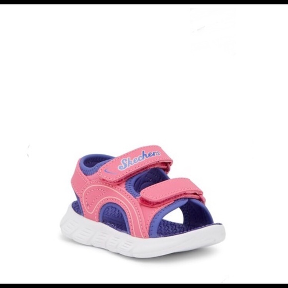 Skechers toddler Girl pink and Purple Sandal - Picture 2 of 7